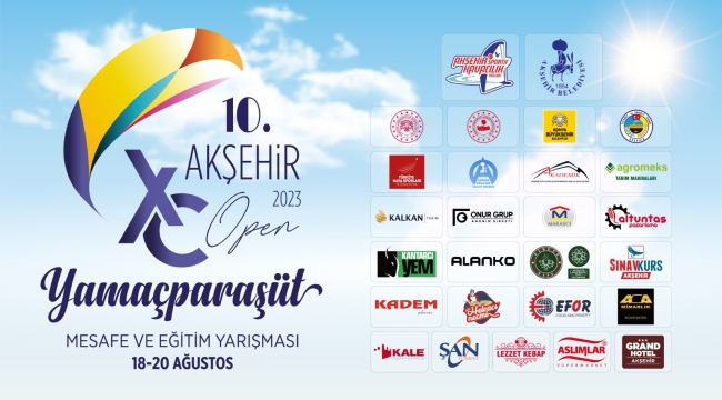 Akşehir XC Open 10. Yamaç Paraşütü Yarışması Başlıyor 