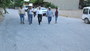 Başkan Akkaya; Yol Yapım Çalışmalarını Yerinde İnceledi 