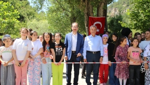 Çocuklar Yaz Kapanış Şenliğinde Doyasıya Eğlendiler 