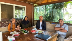 Kaymakam Özel'den Şehit Selçuk Özer'in Ailesine Ziyaret...