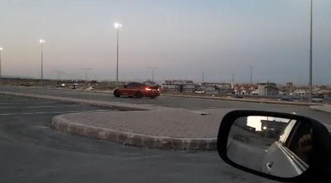 Konya'da hastane otoparkında drift yapan magandaya 37 bin ceza kesildi