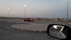 Konya'da hastane otoparkında drift yapan magandaya 37 bin ceza kesildi