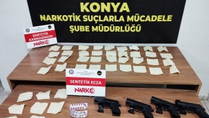 Konya Narkotikten Uyuşturucu Operasyonu: 4 kişi tutuklandı 