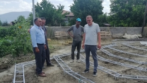 KOP DESTEKLİ AĞIL ÇADIRLARIN KURULUMUNA BAŞLANDI 