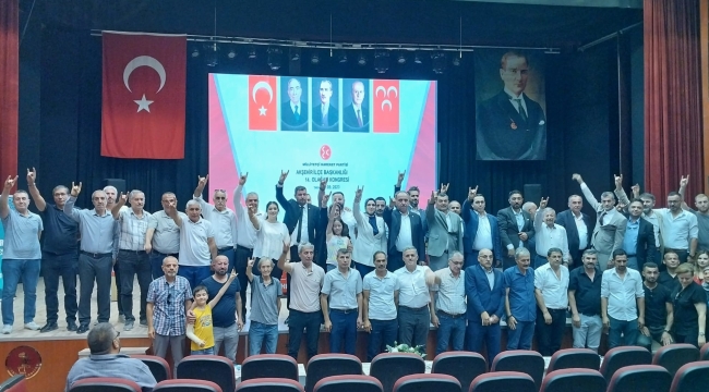 MHP AKŞEHİR'DE BAŞKAN DİLBER GÜVEN TAZELEDİ
