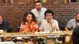 OĞUZ AKSAÇ VE DENİZ TOPRAK BÜŞRA PİDE'DE 