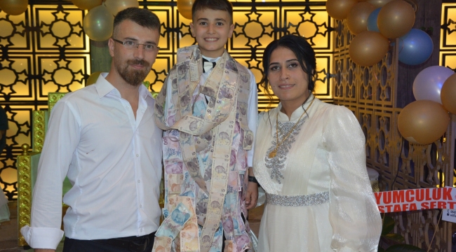 TAŞKIN AİLESİNİN SÜNNET MUTLULUĞU 