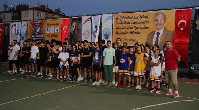 3X3 SOKAK BASKETBOLU TURNUVASI SONA ERDİ 