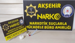 Akşehir Narkotik'den uyuşturucu operasyonu