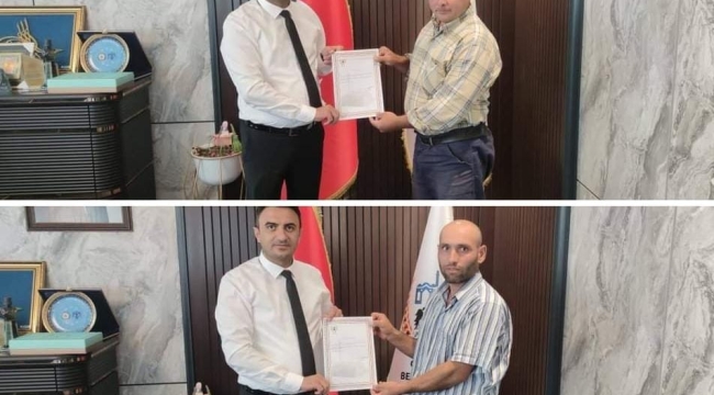 ÇELTİK BELEDİYESİNDE BAŞARILI PERSONELLER ÖDÜLLENDİRİLDİ