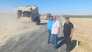 ÇELTİK KAŞÖREN VE HACIOSMANOĞLU MAHALLESİNİN BAĞLANTI YOLUNDA ASFALT ÇALIŞMASI 