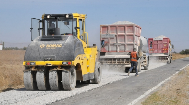 DOĞRUGÖZ SÖĞÜTLÜ YOLU ASFALTLAMA ÇALIŞMALARI BAŞLADI 
