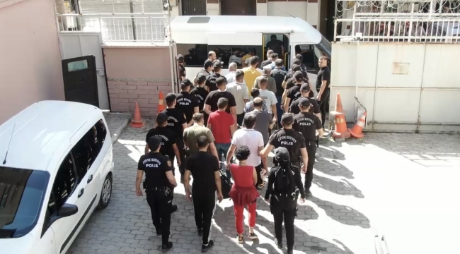 Konya Asayiş den dev operasyon! 68 kişi tutuklandı