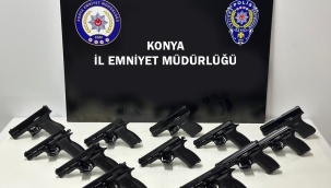 Konya Emniyeti'nden sıkı denetim! Çok sayıda ruhsatsız silah ele geçirildi