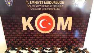 Konya polisinden silah kaçakçılarına darbe! 4 kişi yakalandı