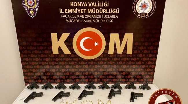 Konya Polisinden Silah Kaçakçılarına Şok Operasyon 