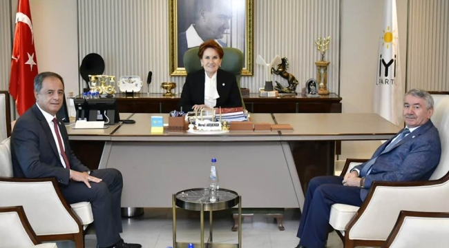 OSMAN FEDAİ'DEN MERAL AKŞENER'E ZİYARET 