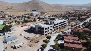 YUNAK DEVLET HASTANESİ İNŞAATI HIZLA DEVAM EDİYOR 