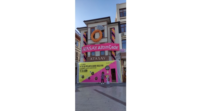ATASAY'IN ALTIN VE PIRLANTA ÇADIRI KONYA'DA VALİLİK MEYDANINDA AÇILIYOR...