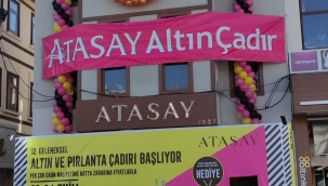 ATASAY'IN ALTIN VE PIRLANTA ÇADIRI KONYA'DA VALİLİK MEYDANINDA AÇILIYOR...
