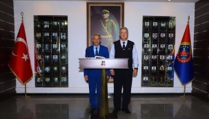 BAŞKAN AKKAYA'DAN İL JANDARMAYA ZİYARET 