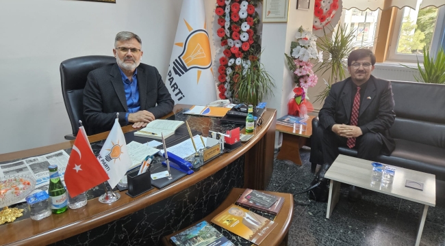 BAŞKAN SAĞLAM'A HAYIRLI OLSUN ZİYARETİ 