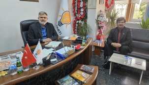 BAŞKAN SAĞLAM'A HAYIRLI OLSUN ZİYARETİ 