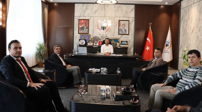 ÇELTİK MEM'DEN BAŞKAN MEŞE'YE ZİYARET 