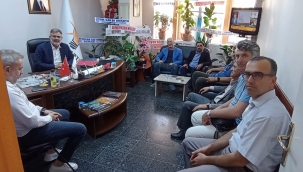 EĞİTİM-BİR SEN'DEN  BAŞKAN SAĞLAM'A HAYIRLI OLSUN ZİYARETİ 