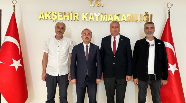HARP MALULÜ GAZİLER'DEN KAYMAKAM ÖZEL'E ZİYARET 