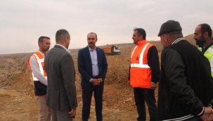 KAYMAKAM PELVAN,YUNAK-EMİRDAĞ YOL ÇALIŞMALARINI İNCELEDİ 