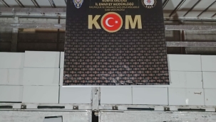 Konya polisinden dev operasyon! 15.55 milyon kaçak makaron ele geçirildi 