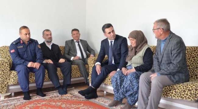 TUZLUKÇU KAYMAKAMI TUĞ'DAN ŞEHİT AİLELERİ, GAZİLER VE GAZİ YAKINLARINA ZİYARET. 