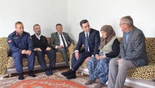 TUZLUKÇU KAYMAKAMI TUĞ'DAN ŞEHİT AİLELERİ, GAZİLER VE GAZİ YAKINLARINA ZİYARET. 