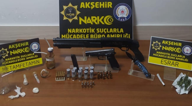 UYUŞTURUCU OPERASYONUNDA DÖRT GÖZALTI