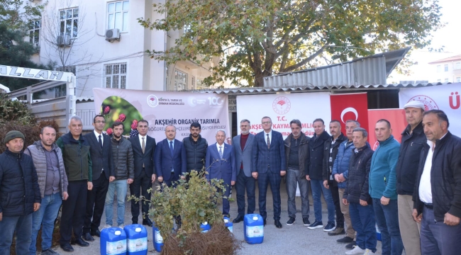 AKŞEHİR ORGANİK TARIMLA; BÖĞÜRTLEN BAHÇELERİNE KAVUŞUYOR 