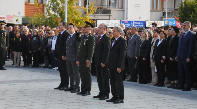 ATATÜRK EBEDİYETE İRTİHALİNİN 85'NCİ YILINDA AKŞEHİR'DE ANILDI 