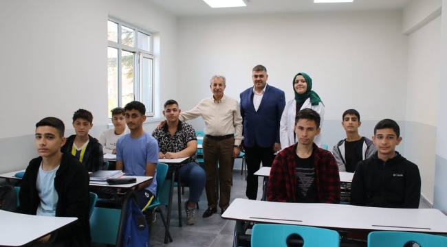 BAŞKAN AKKAYA,LİMA ÖĞRENCİLERİ İLE 