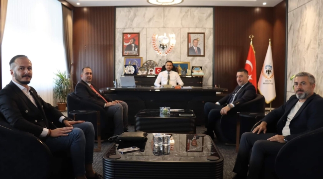 HİZMET İŞ'DEN BAŞKAN MEŞE'YE ZİYARET 