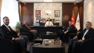 HİZMET İŞ'DEN BAŞKAN MEŞE'YE ZİYARET 