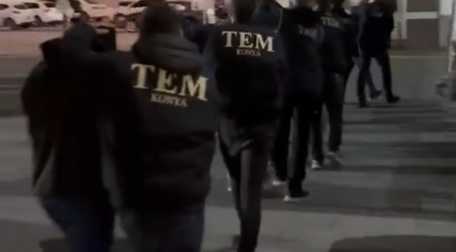 Konya'da FETÖ operasyonu: 12 gözaltı 