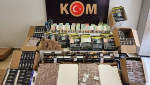 Konya Polisinden kaçakçılara dev operasyon! Binlerce gümrük kaçağı ürün ele geçirildi 