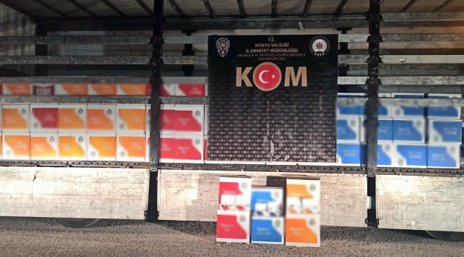 Konya polisinden Kaçakçılık operasyonu: 3 gözaltı 