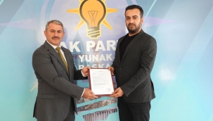 SÜBHAN GÜNALTAY AK PARTİ'DEN YUNAK BELEDİYE BAŞKAN ADAY ADAYI OLDU 