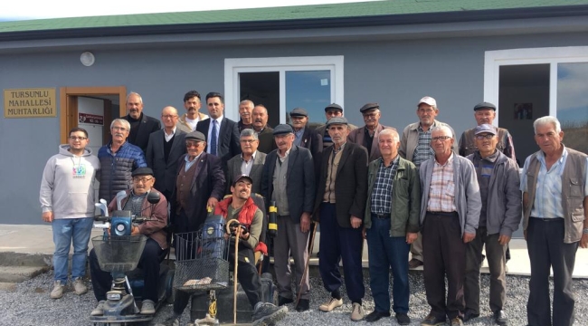 TURSUNLU MUHTARLIK BİNASI VE KAHVEHANESİ AÇILDI. 