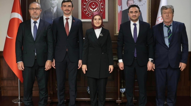 ÇELTİK HEYETİNDEN BAKAN GÖKTAŞ'A ZİYARET 