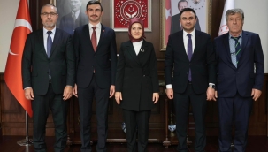 ÇELTİK HEYETİNDEN BAKAN GÖKTAŞ'A ZİYARET 