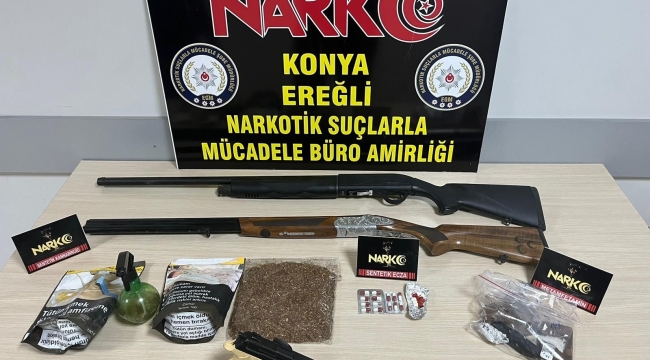 Ereğli'de narkotik ekibinden operasyon: 8 gözaltı 