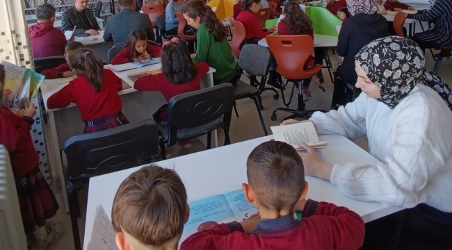 Haydar Tuna İlkokulu'ndan Kitap Okuma Projesi 
