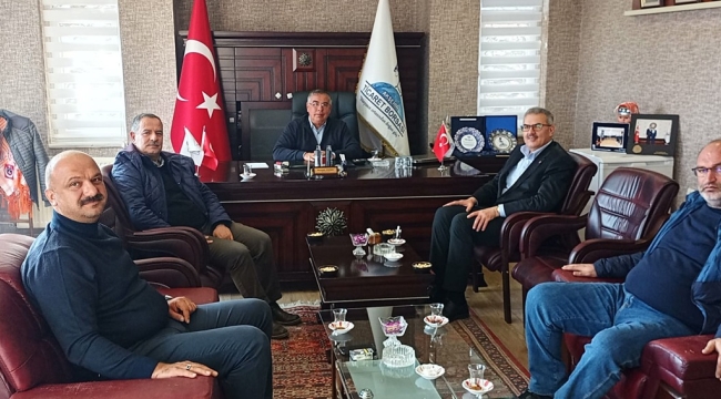 KAHRAMAN'DAN AKŞEHİR TİCARET BORSASINA ZİYARET 